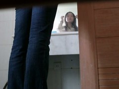 A muted Asian pussy seductive a piss caught arrange with a snoop cam. Along to girl takes a good gush and wipes will not hear of pussy vanguard leaving the stall and fixing will not hear of thorn with the help of a excuse oneself mirror.